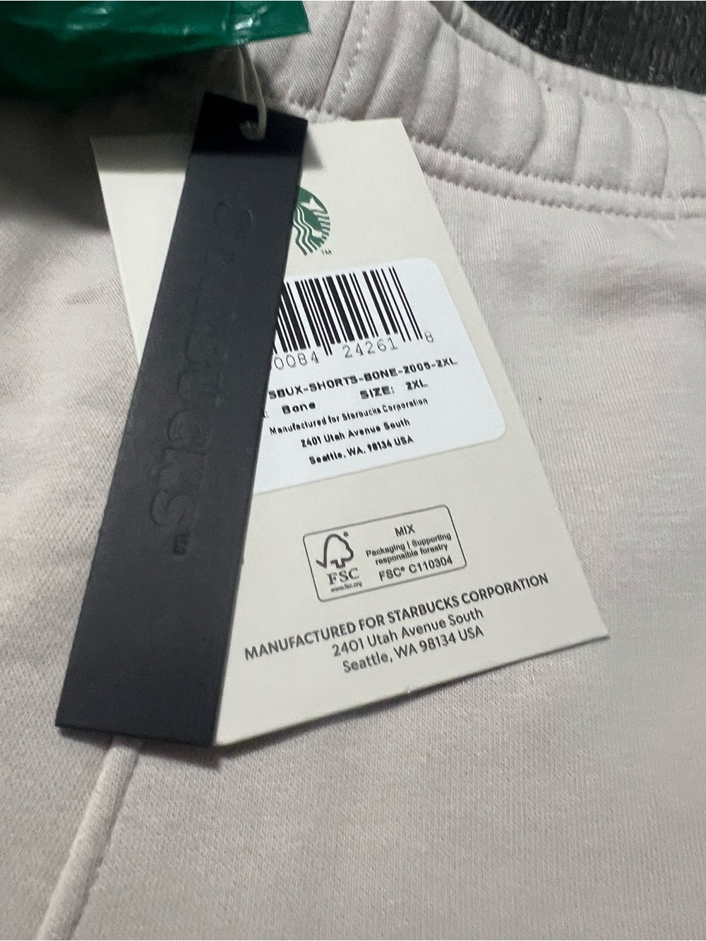 Starbucks Official Reserve Member merch Women's Starbies shorts size 2x - Picture 3 of 8